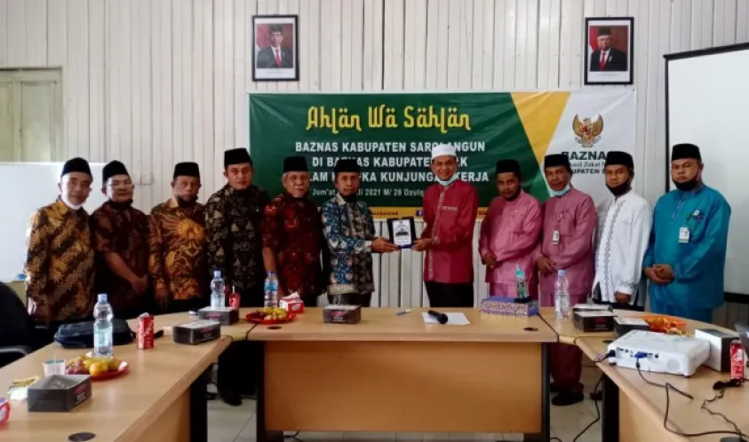 Baznas Siak Terima Kunjungan Kerja Baznas Kabupaten Sarolagon - Jambi