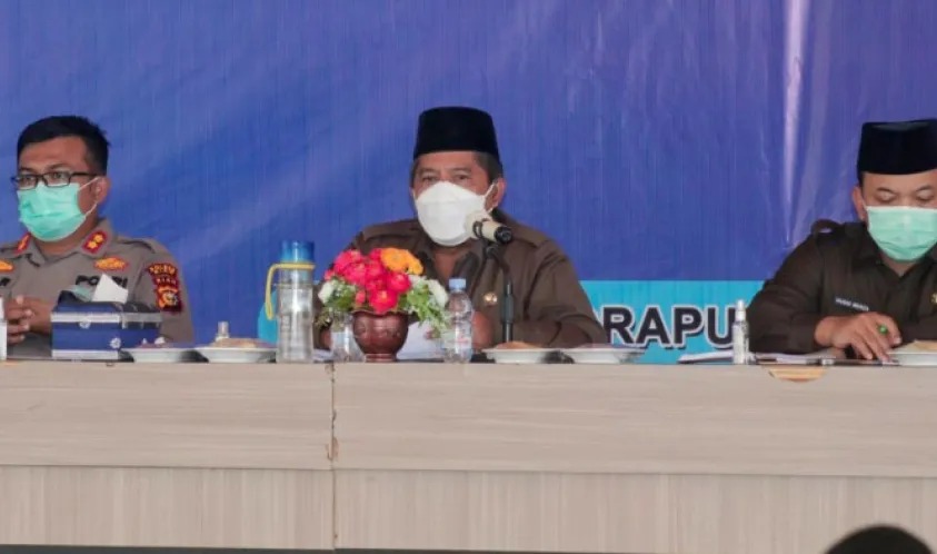 Bupati Siak Alfedri Pimpin Rapat Sinkronisasi Penyelenggaraan Pemerintah Daerah