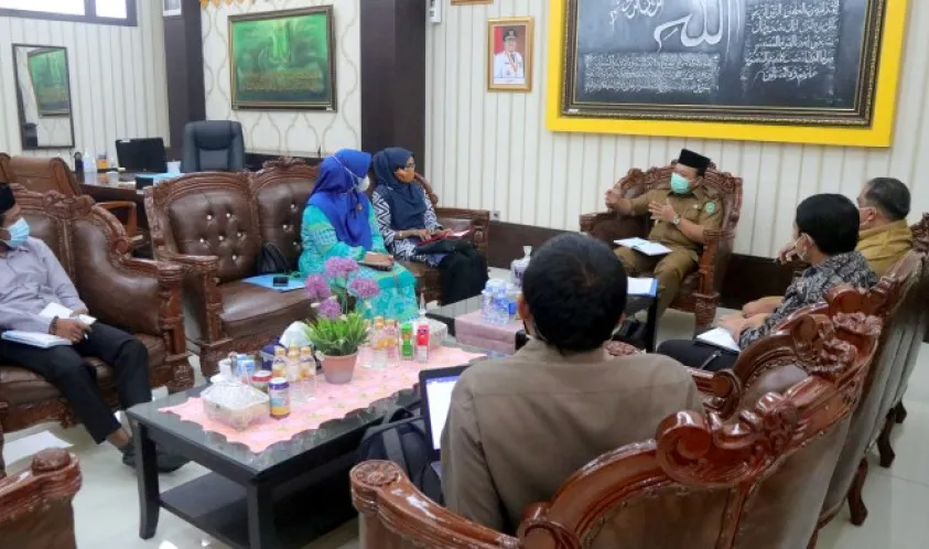 Wakil Bupati Siak Terima kunjungan silaturahmi Dari Masyarakat Ekonomi Syari’ah