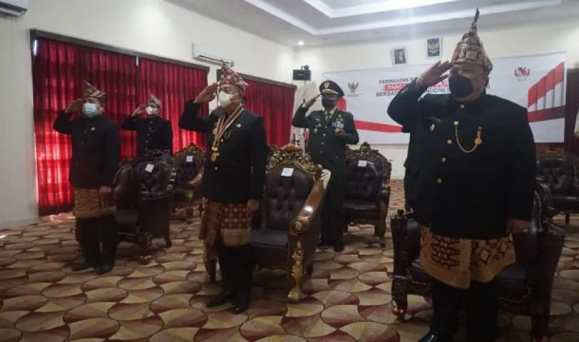Bupati Bengkulu Selatan Ikuti Upacara Hari Lahir Pancasila Secara Virtual