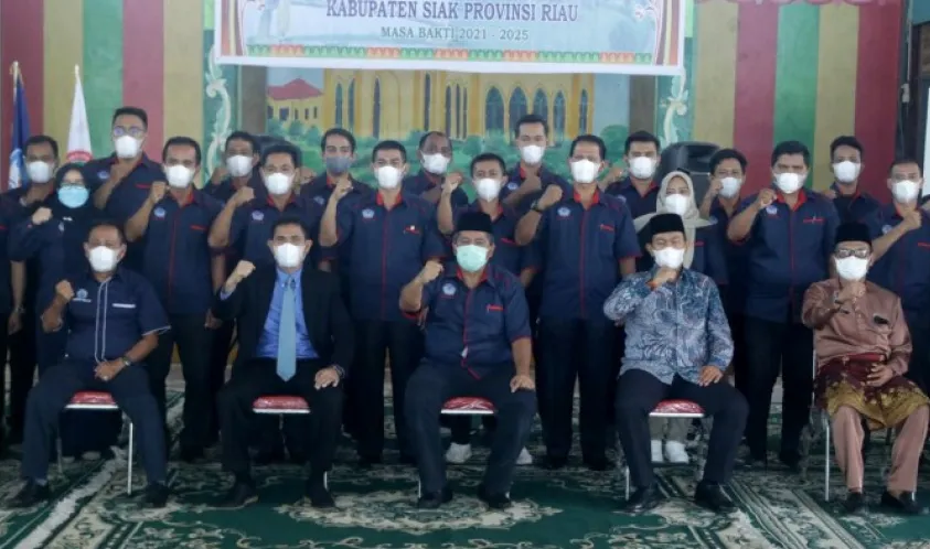 Bupati Siak Alfedri Hadiri Pelantikan Pengurus Ikatan Sarjana Olahraga Indonesia